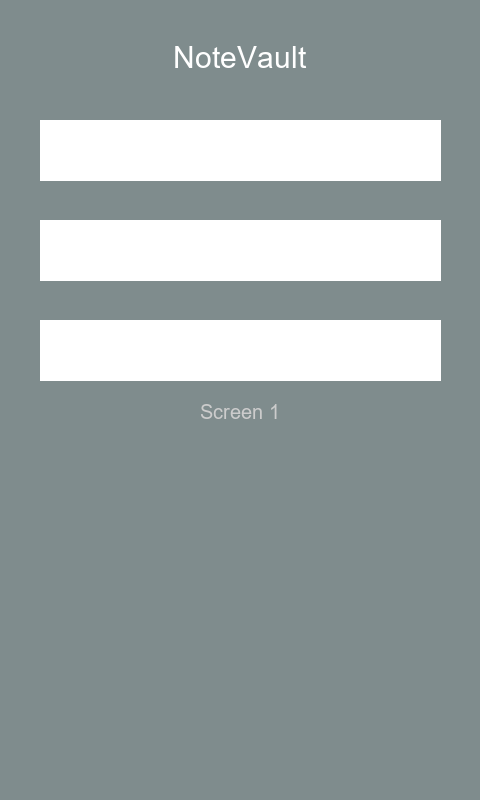 NoteVault - Screenshot 1
